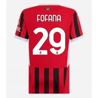 Camisa de time de futebol AC Milan Youssouf Fofana #29 Replicas 1º Equipamento Feminina 2024-25 Manga Curta